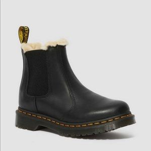 Dr. Martens fur lined Chelsea boot